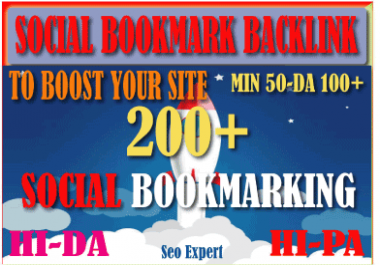 200 Powerful Social Bookmark Backlinks Signals for Google rankling