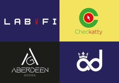 I will do modern,  minimalist,  unique logo design