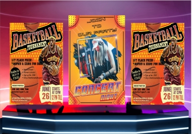 I will design an Amazing Professional Business Flyer or Sports Flyer or Event Flyer in 05 hours