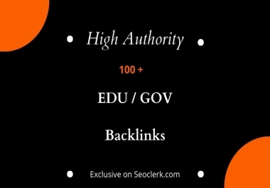 I will provide your 100 high quality edu gov backlinks