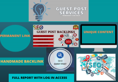 Write 10 Guest Post High Authority website unique content low spam score domain backlink