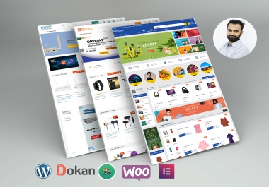 I will create an ecommerce multi vendor website using woocommerce