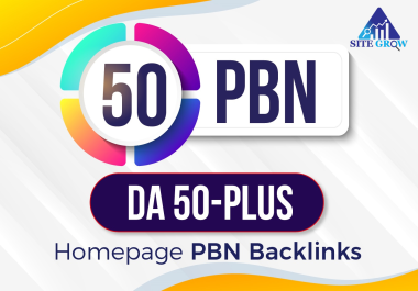 Build 50 High Quality PBN Backlinks on High DA 40-50 Plus