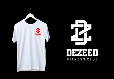 Clothing brand logo with initial letters