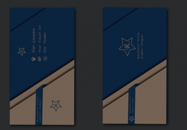 I'll design professional and spanking Business card