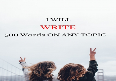 500 words Orignal and Unique Article within 20hrs