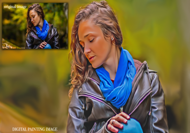 I WILL CREATE DIGITAL PAINTING DESIGN FOR YOU.