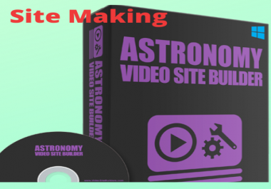 Astronomy Video site Builder software
