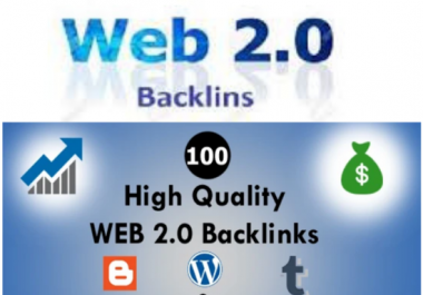 I will realize web 2 0 backlinks manually