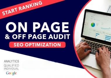 I will provide you complete seo audit report for your website