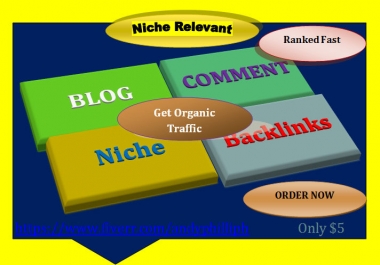 300 niche relevant blog comment backlinks