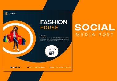 I will design attractive social media posts design for your business