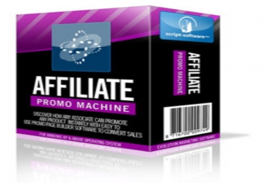 Affiliate promo machine software