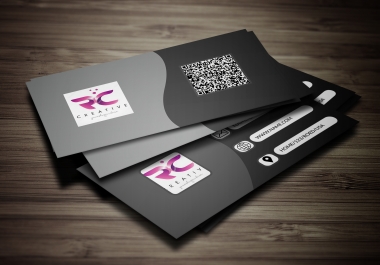I will professional business card design service