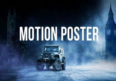 I Will Do Motion Poster For Social Media Promotions
