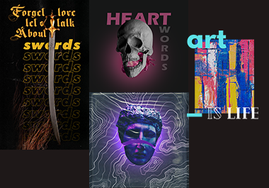 i can make a cover design or any artistic design you love