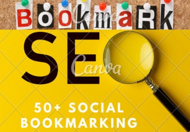 I will manually create top quality 50 bookmarks on social sites