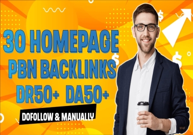 Top Quality 30 PBN Backlinks DR50+ DA50+ Manual Post For TOP Google Rankings