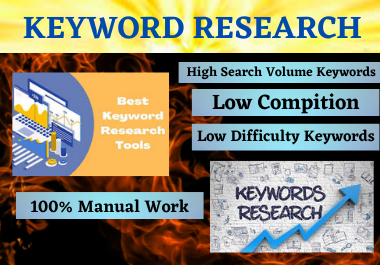 I will provide 20 keyword research SEO with Low competitor Analysis,  rank in google your website