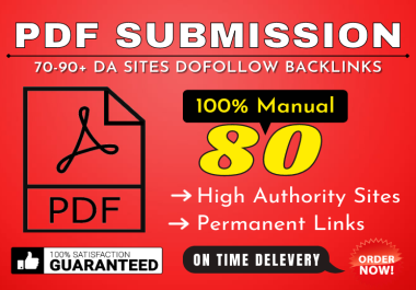 upload a PDF submission to 80 document sharing websites