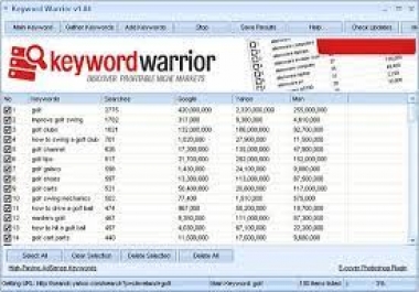 Keyword Warrior Software in Low Price