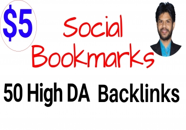 SUPERSTRONG Social Bookmarking High DA80+ Backlinks