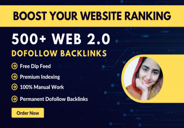 I will build 100 high authority web 2.0 backlinks