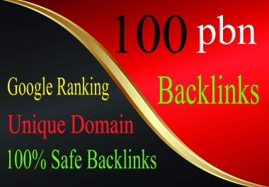 Build 100 Unique Domain Home Page PBN Backlinks