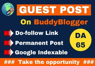 I Will Write And Publish Guest Post On buddyBlogger
