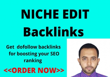 3 Niche Edits or Link Insert on DA50 Website outreach SEO link building service