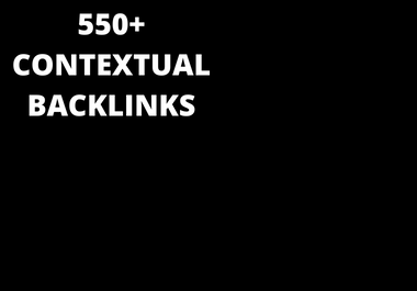 I will create 550 offpage whitehat contextual seo dofollow backlinks service