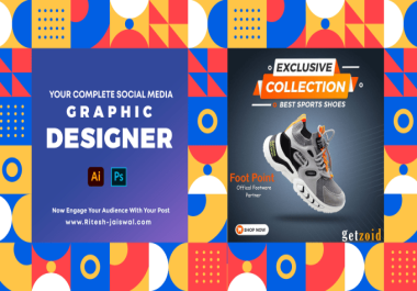 I will create and design all your social media posts