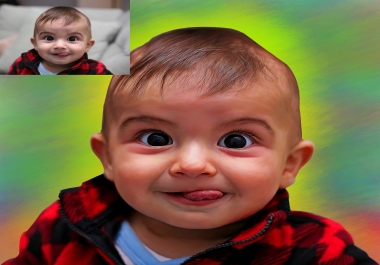 I will draw digital oil painting portrait based on your photo