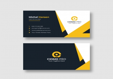 I will create unique business card design
