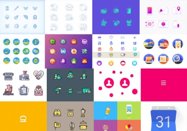professional high quality custom icons design
