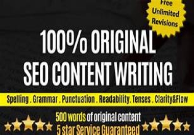 I will write 700+ Seo optimize article with unique image for you