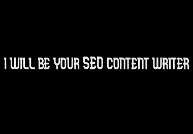 i will be your seo news writer with nice prices
