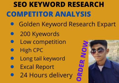 I will do SEO best keyword research and competitor analysis