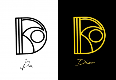Create a design logo from your name or brand