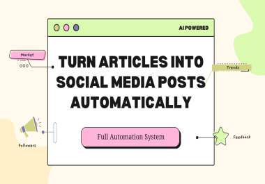 AI System To Turn Articles Into Posts