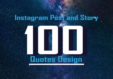 I will design quotes related social post and story
