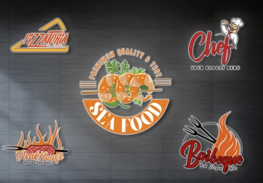 I am expert in food logo design