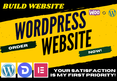I will create wordpress website or blog as your requirements