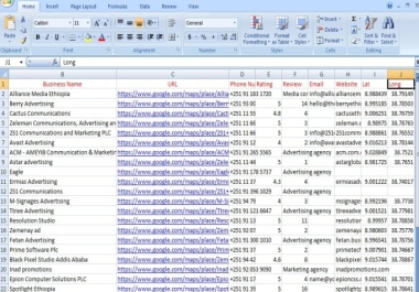 I will do google map scraping with emails for business leads