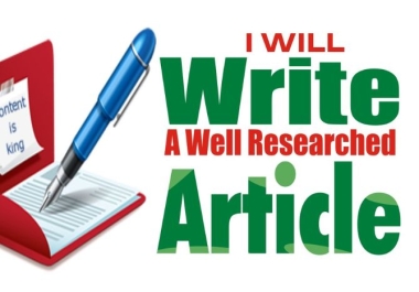 I will write optimized SEO friendly articles and blog posts