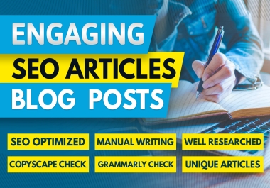 Manually Write 1500 Words Quality Article in 24hours
