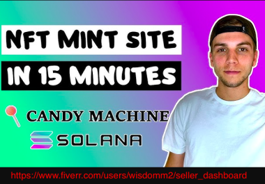 create nft minting website,  nft marketplace,  nft mint engine and smart contract