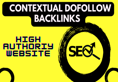I will high quality dofollow SEO contextual backlinks service for your website