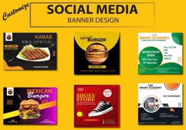 I will design 05 creative social media post design