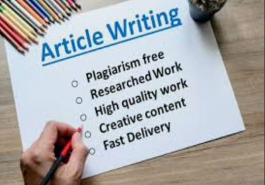 Get 2 x 500+ Words article, HIGH QUALITY in any language,  bonus 200 words gift for free